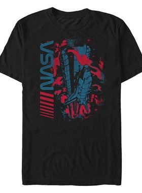 Fifth Sun|NASA 男士火箭发射短袖 T 恤