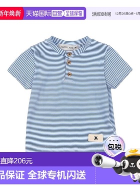 1h可退 香港直邮潮奢 Manuel Ritz 婴儿 T恤童装 blue蓝色 舒适时