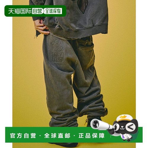 1h可退 日本直邮GALFY男女同款宽松休闲运动裤 裏毛舒适设计 1530