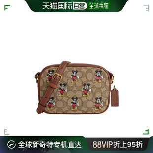 女士Disney 香港直邮潮奢 蔻驰 Coach米老鼠图案单肩包 Coach