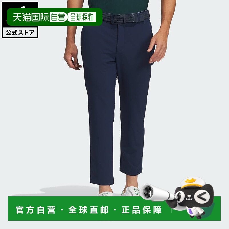 日本直邮 adidas 高尔夫4WAY男士高性能脚踝长裤 JM2955 蓝色