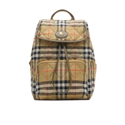 BURBERRY 男士双肩包 81153961 AW2025 棕色 Horseshoe 背包