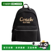 女士双肩包 CAM76LHBLK SS2025 香港直邮COACH 黑色 拉链