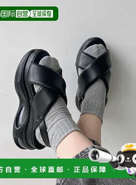 1h可退 日本直邮AS KNOW AS plus女士厚底交叉带凉鞋 ZW7808