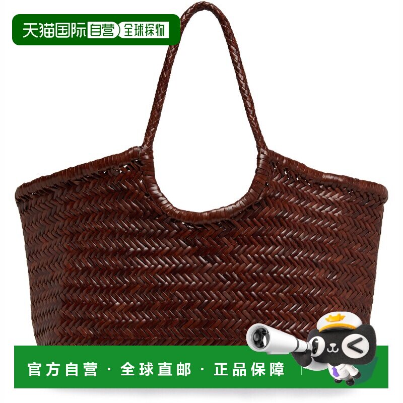 自营欧洲直邮DRAGON DIFFUSION Nantucket女士焦糖色双提手托特包图片