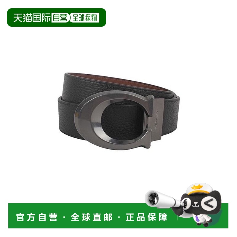 香港直邮Coach蔻驰标志性搭扣腰带黑色CQ013QBLVW休闲百搭
