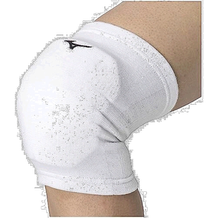 【日本直邮】美津浓膝支持器 白色×黑色 排球护膝护具