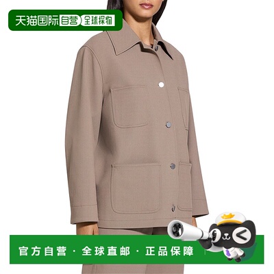 自营 Theory Utility Jacket - brown 美国奥莱直发外套