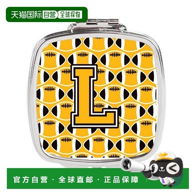 自营 Carolines Treasures CJ1080-LSCM 字母 L 足球黑色正品
