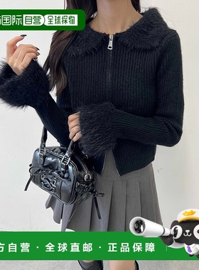 1h可退 日本直邮PHILLY 女装 费尔岛风拼接双拉链开衫毛衣 PWCK25