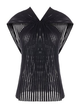 潮奢 Saint Laurent 圣罗兰 女士 罗纹针织罩衫 786492Y76PC