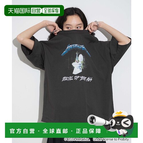 1h可退 日本直邮METALLICA男士 印花T恤 2024春夏新款 MC24SM06M0