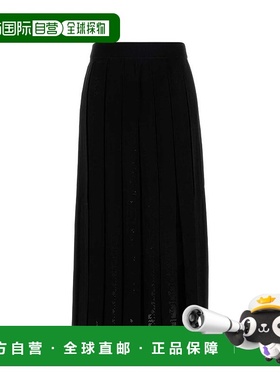 香港直邮TORY BURCH 女士半身裙 171504001 AW2025 黑色 Tory Bur