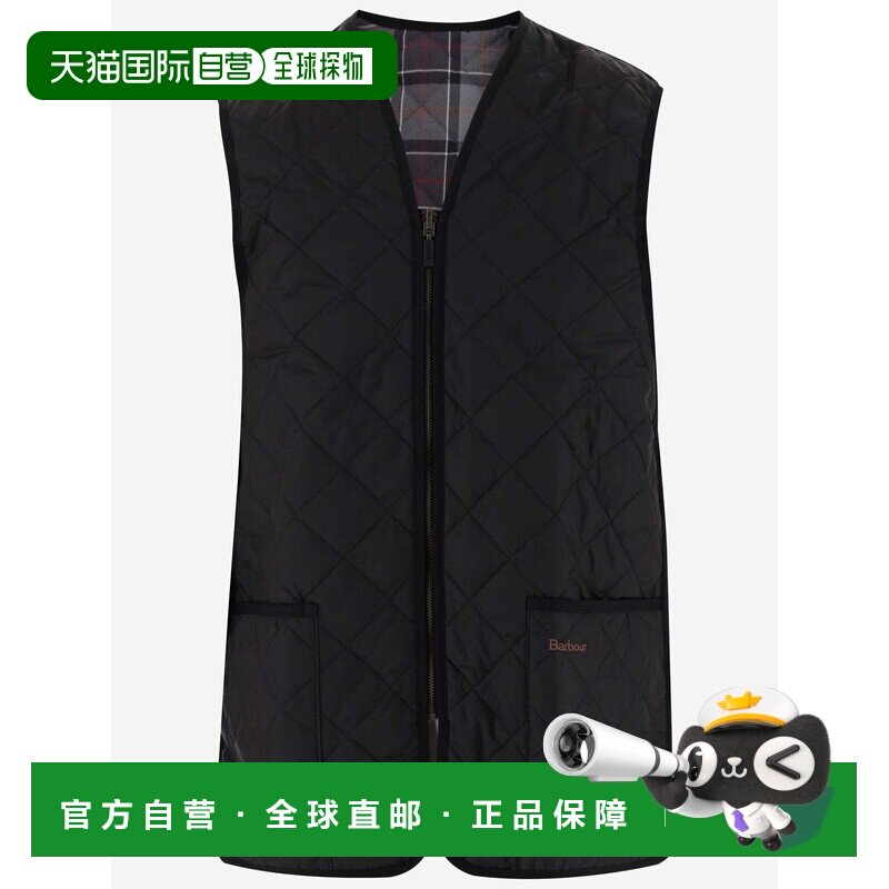 香港直邮Barbour 男士夹克 MLI0001GN91 CO 灰色 绗缝双面马甲休图片
