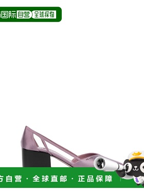 香港直邮PRADA 女士高跟鞋 1I736NFB055049F0378 AW2024 紫色单鞋