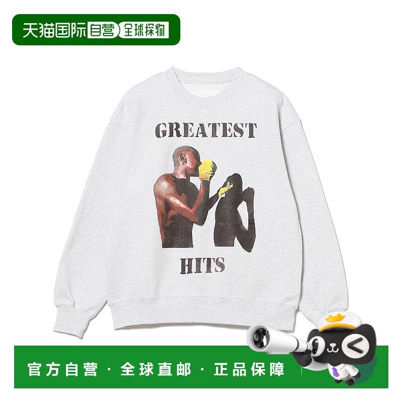 1h可退 日本直邮BEAMS T 男女同款 全棉宽松半袖印花卫衣 Jacob R