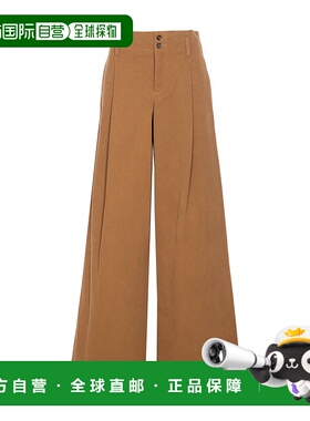 香港直邮CHLOÉ 女士休闲裤 25APA11365208 AW2025 棕色 Mustard P