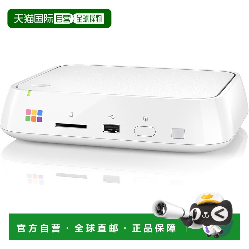 【日本直邮】Buffalo巴法络 照片视频储存用机械硬盘1TB白色