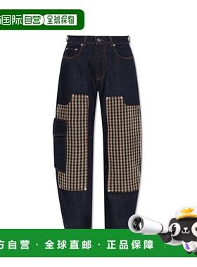 香港直邮GANNI 女士牛仔裤 J17656981568 AW2025 深蓝色 Jeans wi