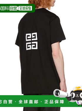香港直邮GIVENCHY 男士T恤 BM71543Y6B001 AW2024 黑色 Black cot