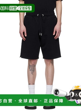 1h可退 香港直邮Ami Paris 男士 黑色 Ami de Coeur Dye 短裤 HSO