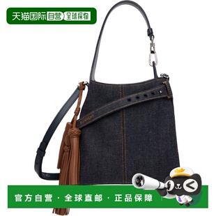 1h可退 香港直邮Givenchy 纪梵希 女士 海军蓝迷你 Belted Denim