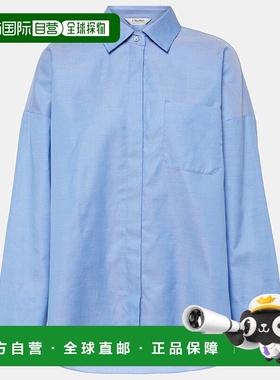 1h可退 香港直邮潮奢 S-MAXM ARA 女士 Lodola 棉质衬衫 001380