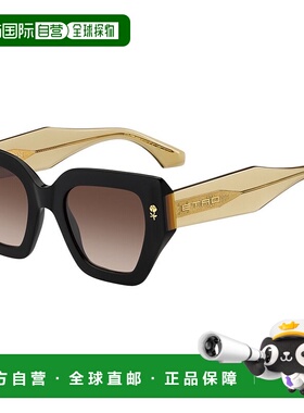 1h可退 香港直邮ETRO 女士太阳镜 ETRO0010S71CHA CO 黑色