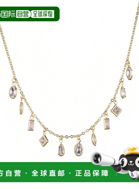 自营adornia14k镀金多形状吊坠项链-金色 美国奥莱直发