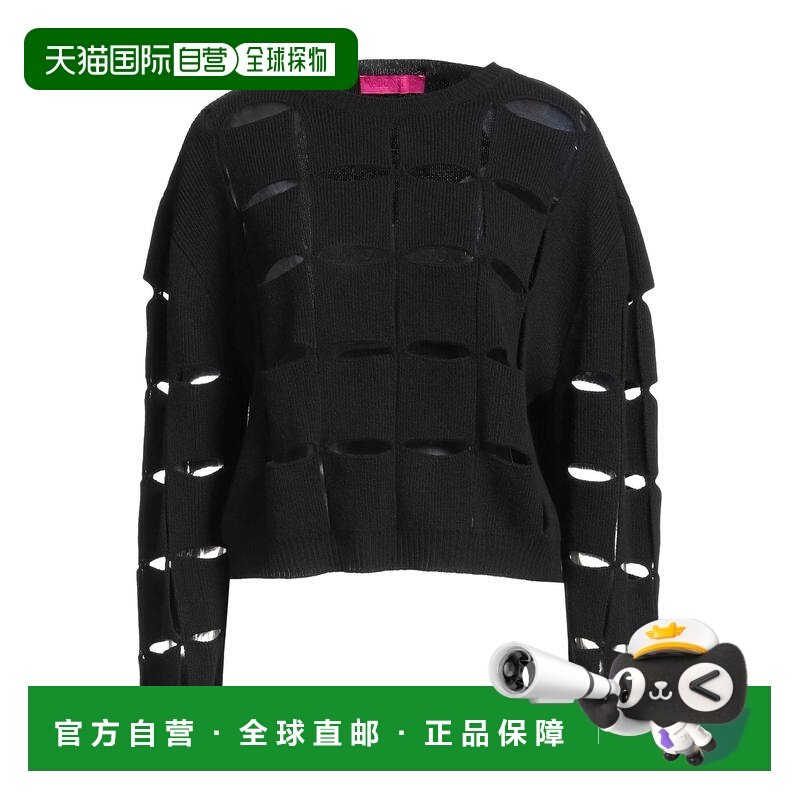 1h可退 香港直邮valentino 华伦天奴 女士 毛衣 black黑色 舒适时,女装/女士精品,毛针织衫,淘宝优惠券,粉丝福利购,淘宝优惠卷