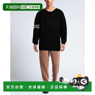香港直邮潮奢 Iceberg 冰山 男士 毛衣 black黑色 舒适时尚羊毛
