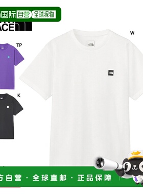 日本直邮 THE NORTH FACE 女式上衣小号方框 T恤 NTW32445