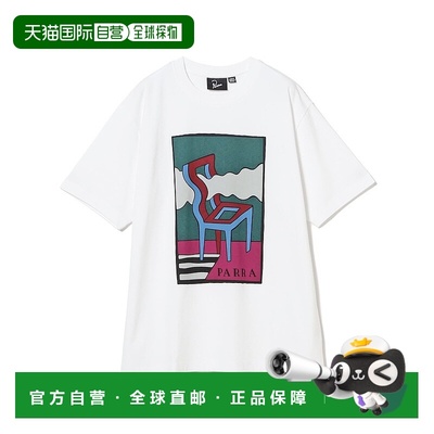 1h可退 日本直邮By Parra 男女同款 舒适全棉T恤 独特艺术印花 Sm