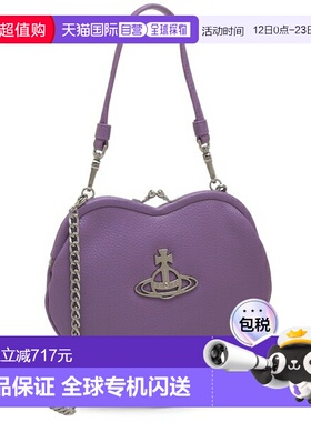 日本直邮Vivienne Westwood Belle 紫色女士手提包4304006N S000D