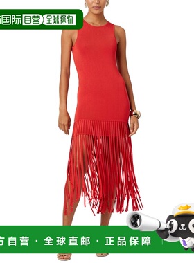 自营Toccin Margaux Fringe Mini Dress - red 美国奥莱直发