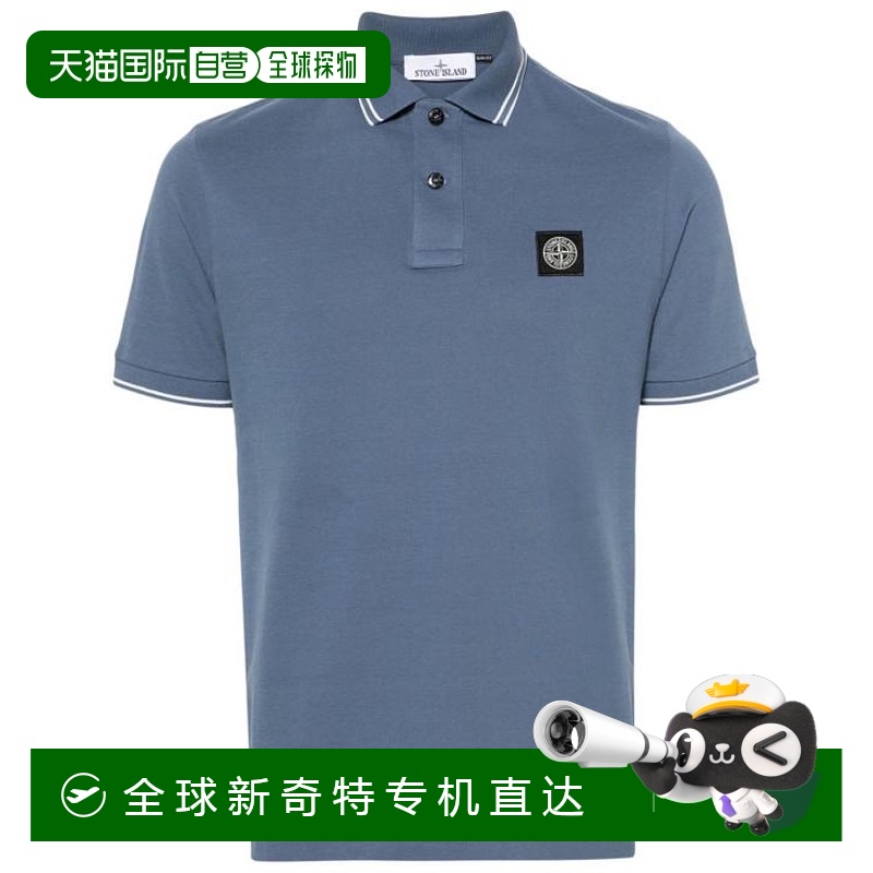韩国直邮Stone Island Polo T恤 80152SC18V0024 AVIO BLUE DOM