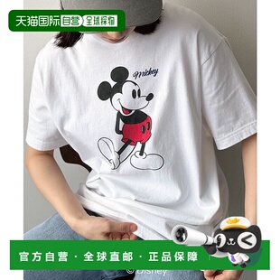 日本直邮GOOD T恤 ROCK 女士米奇米妮复古短袖 25225 SPEED 1h可退