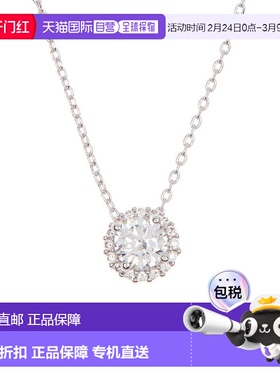 自营 Adornia Swarovski 水晶光环项链 .925 纯银 银 美国奥莱直