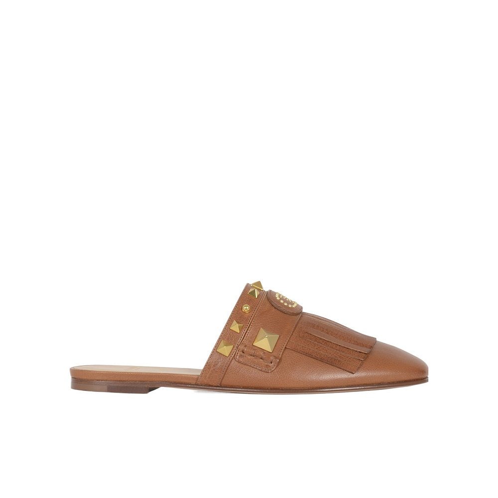 VALENTINO 女士凉鞋 WS0LP4ZQFN58 SS2025 棕色 平底拖鞋