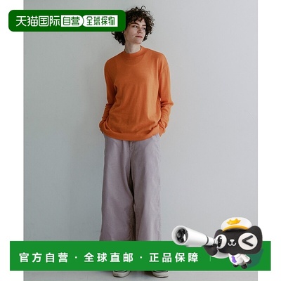 1h可退 日本直邮MEYAME 女装 长袖圆领针织衫 宽松落肩设计 可机