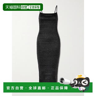 1h可退 香港直邮Nanushka 女士 中长连衣裙 NW24RSDR007 black黑