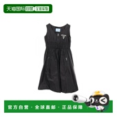 日本直邮中古Prada普拉达女A级95新one piece连衣裙尼龙上衣黑色