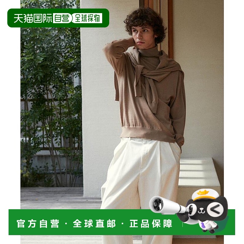 日本直邮NANO universe 防起球针织精细 gauge 高领毛衣 NA103EM1