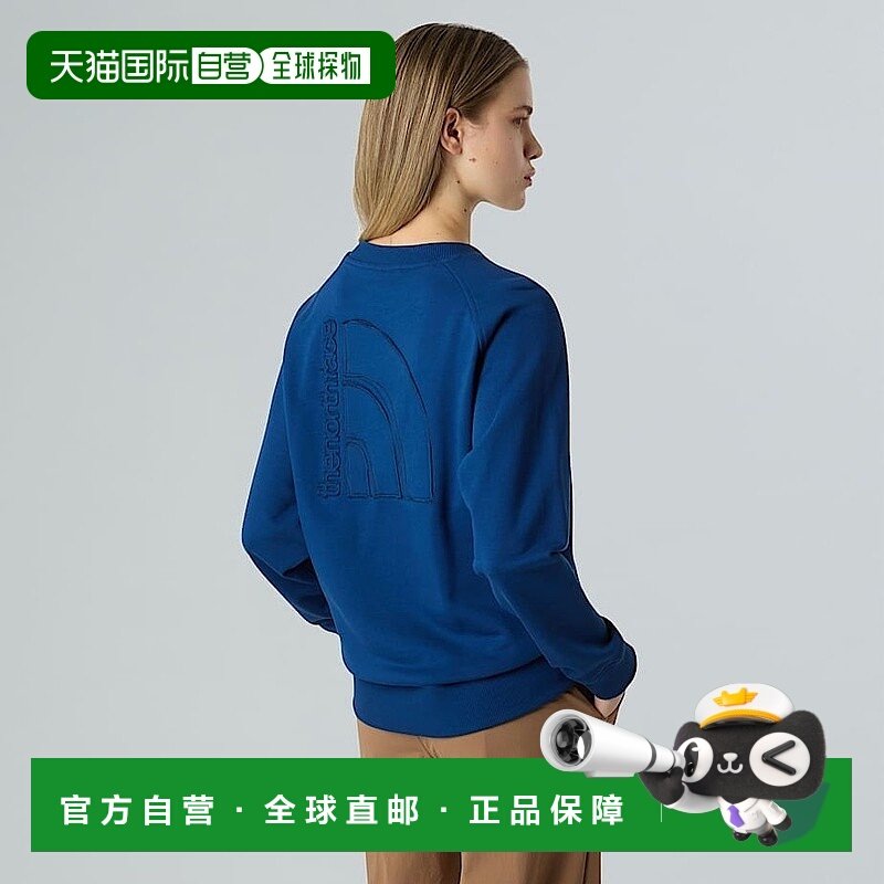 自营欧洲直邮北面RMST 徽标女式休闲运动衫TheNorthFace针织