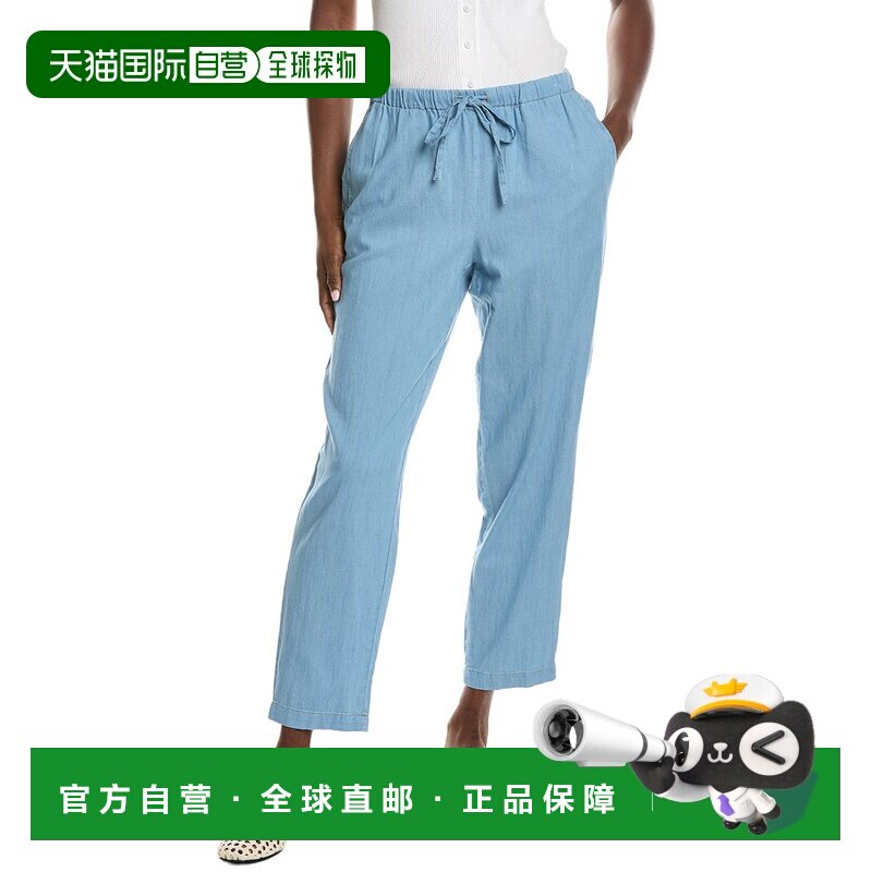 自营EILEEN FISHER锥形踝裤-白色 美国奥莱直发裤子女装休闲裤