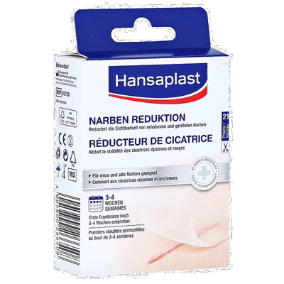 自营｜Hansaplast汉莎疤痕淡化贴祛疤修复淡疤软化增生21片/盒