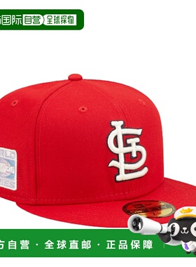 自营 New Era 59Fifty MLB 圣路易斯红雀队流行运动衫红/紫色贴合
