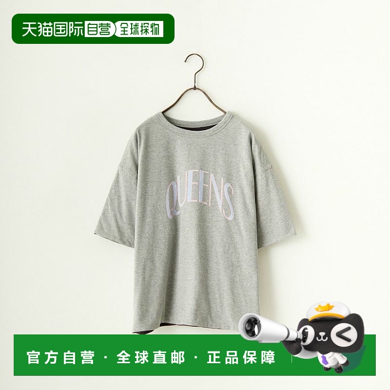 1h可退 日本直邮St.Johns 3rd club 女士QUEEN款双面T恤 SJ24-02L