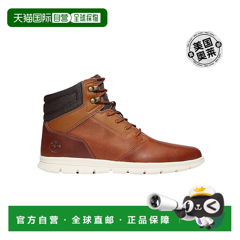 自营 timberland男士 Graydon 运动鞋靴棕色中筒靴子男士 美国奥