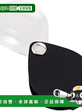 【日本直邮】ESCHENBACH 便携式放大镜 经典＆生动 圆形 6倍 黑色